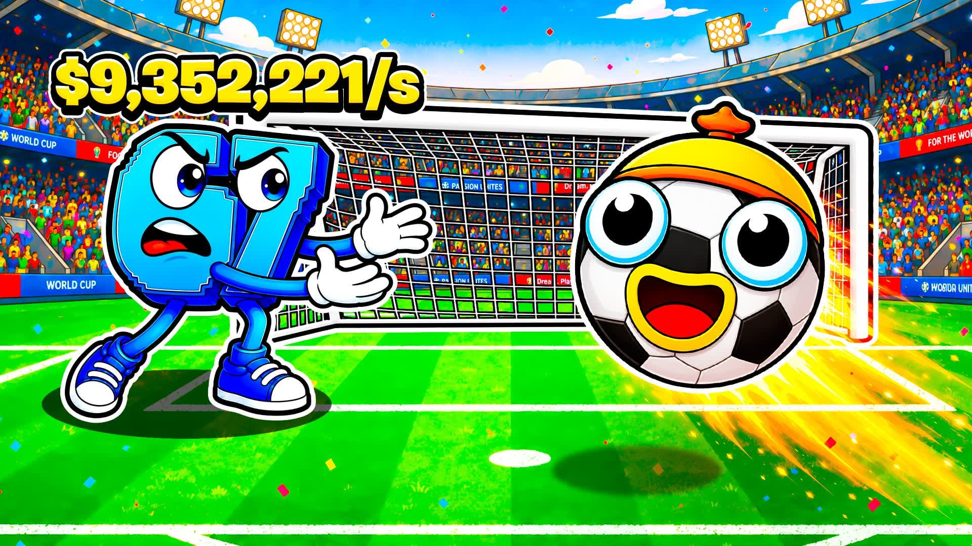 BE A FOOTBALL FOR BRAINROTS [WORLD CUP] — Fortnite Creative map