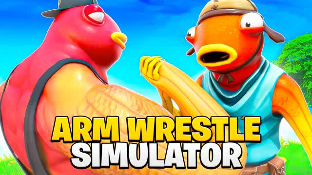 ARM WRESTLE SIMULATOR 💪 — Fortnite Creative map cover art