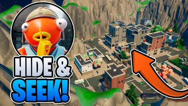 *TILTED-TOWERS* HIDE AND SEEK!! 👀 — Fortnite Creative map cover art