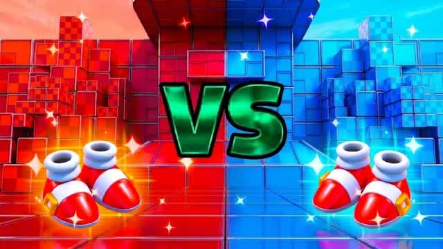NEW AMAZING SONIC RED VS BLUE🔴🔵 67 — Fortnite Creative map cover art