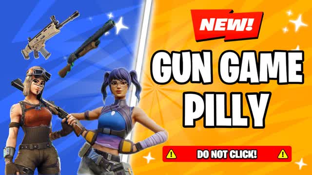 GUN GAME PILLY — Fortnite Creative map cover art