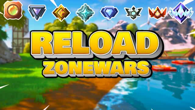 Reload Zone Wars 🌀 — Fortnite Creative map cover art