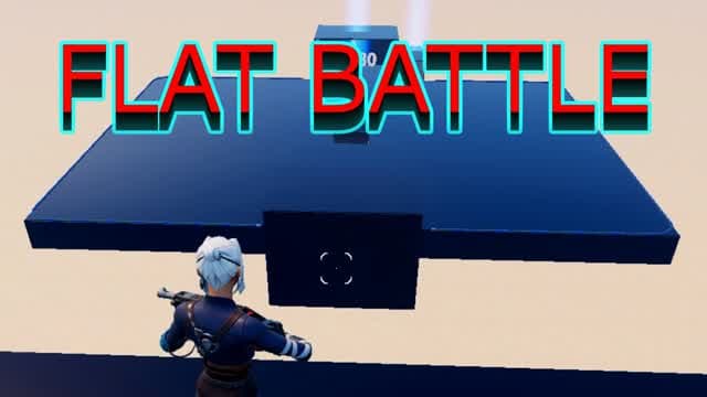 FLAT BATTLE — Fortnite Creative map cover art