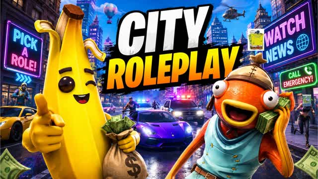 City roleplay — Fortnite Creative map