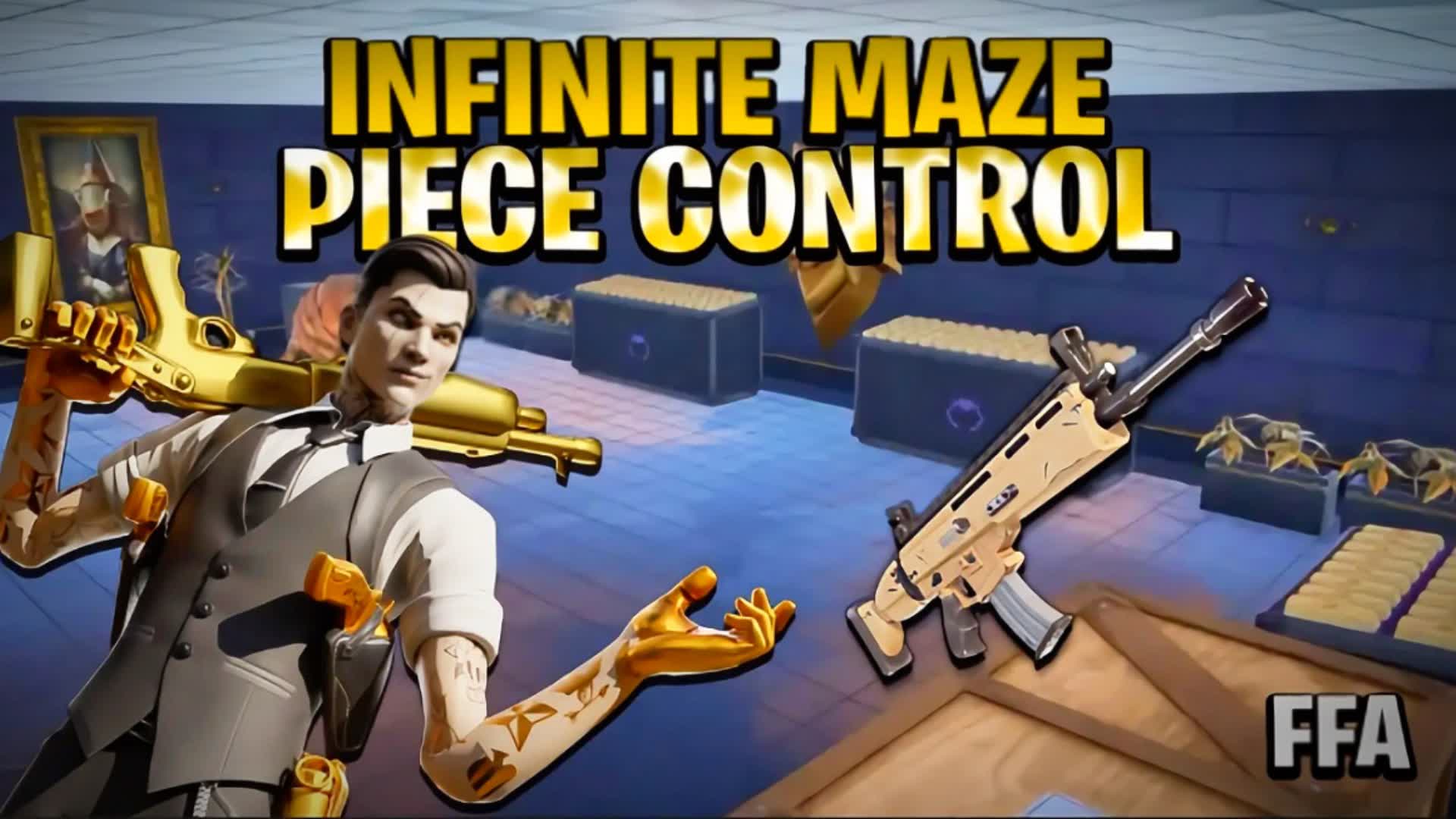 Infinite MAZE Piece Control [FFA] — Fortnite Creative map