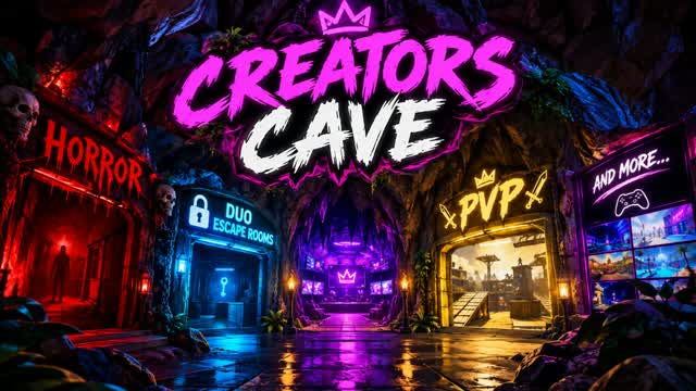 CREATOR CAVE — Fortnite Creative map cover art