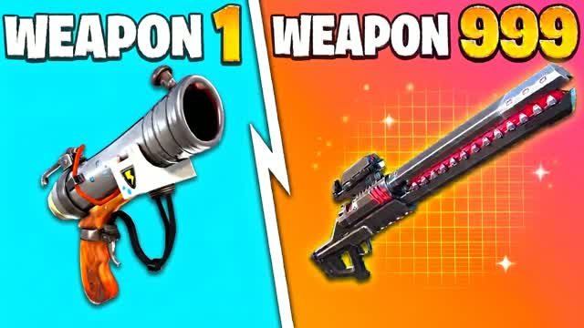 SUMMER GUN GAME 🔫 ONE SHOT🎯 — Fortnite Creative map
