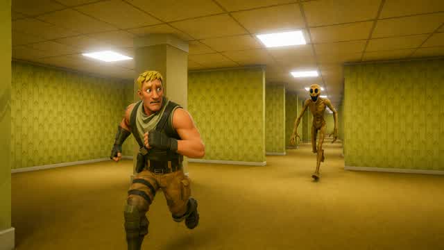 Escape the backroom — Fortnite Creative map cover art