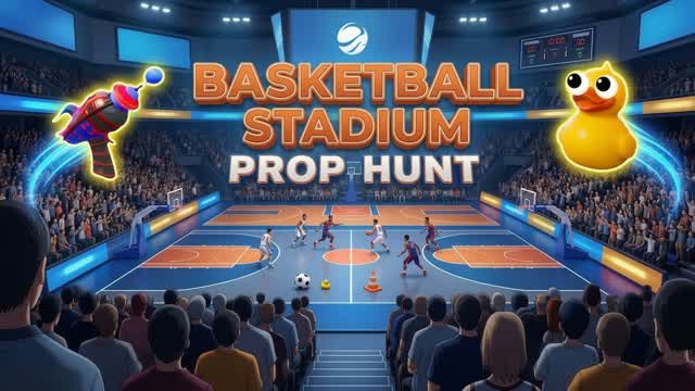 CACHE CACHE BASKETBALL STADIUM PROP HUNT — Fortnite Creative map