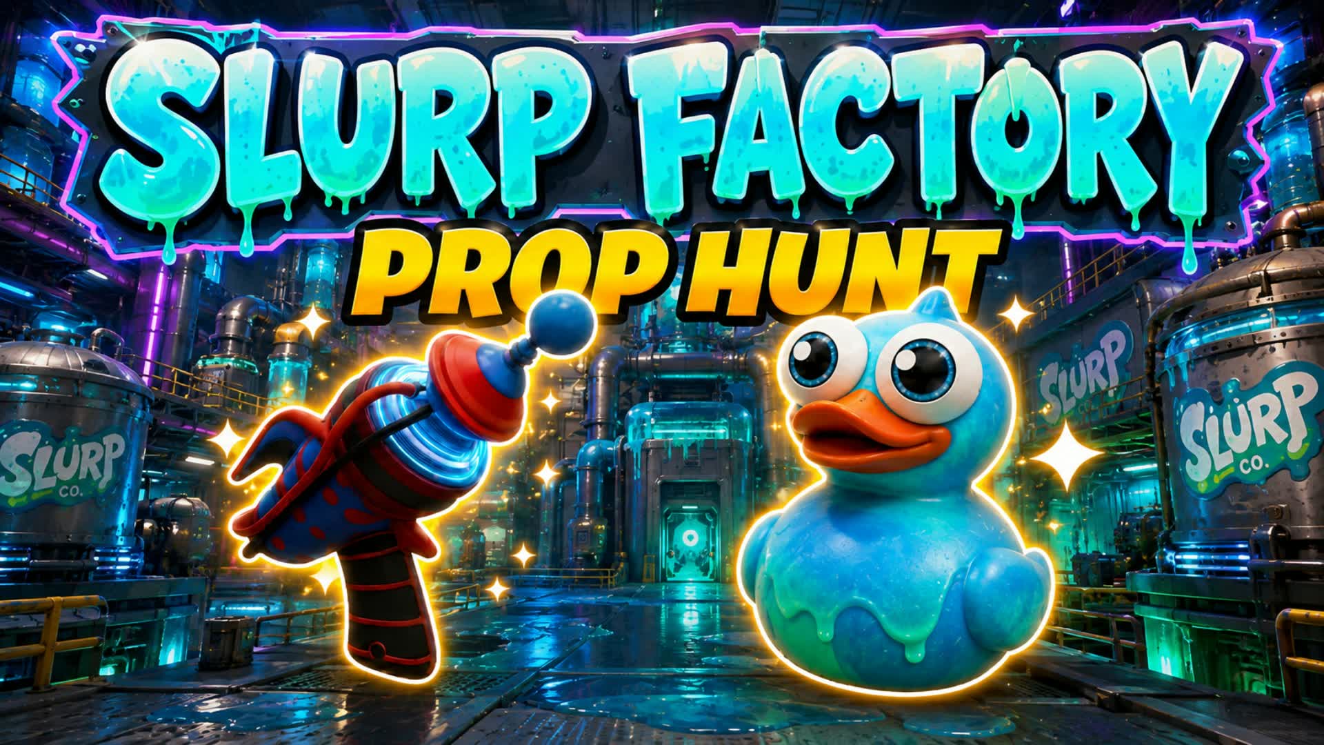 SLURP FACTORY PROP HUNT 🏭 — Fortnite Creative map