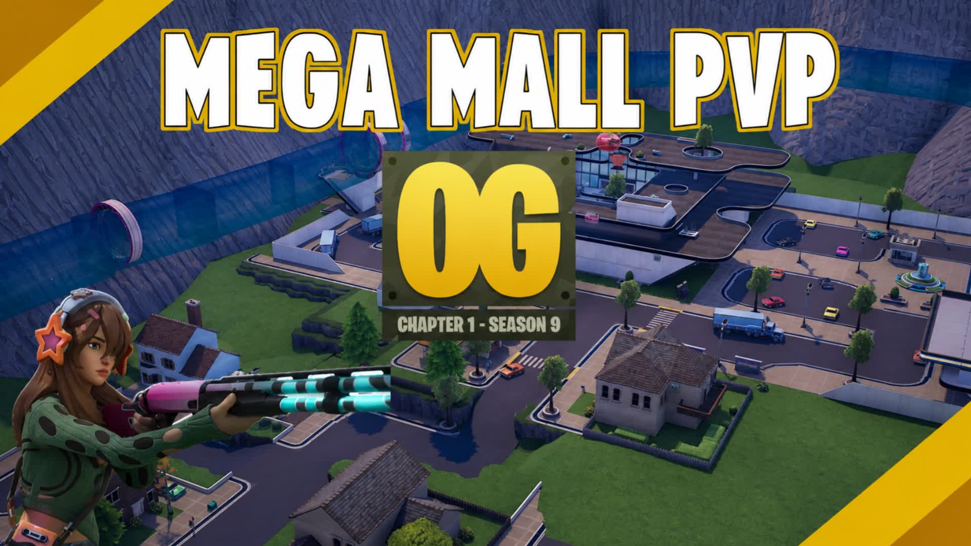 PANDAMOON'S MEGA MALL 8V8 — Fortnite Creative map