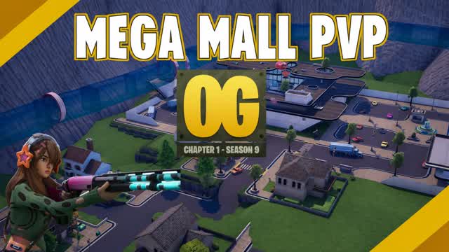 PANDAMOON'S MEGA MALL 8V8 — Fortnite Creative map cover art
