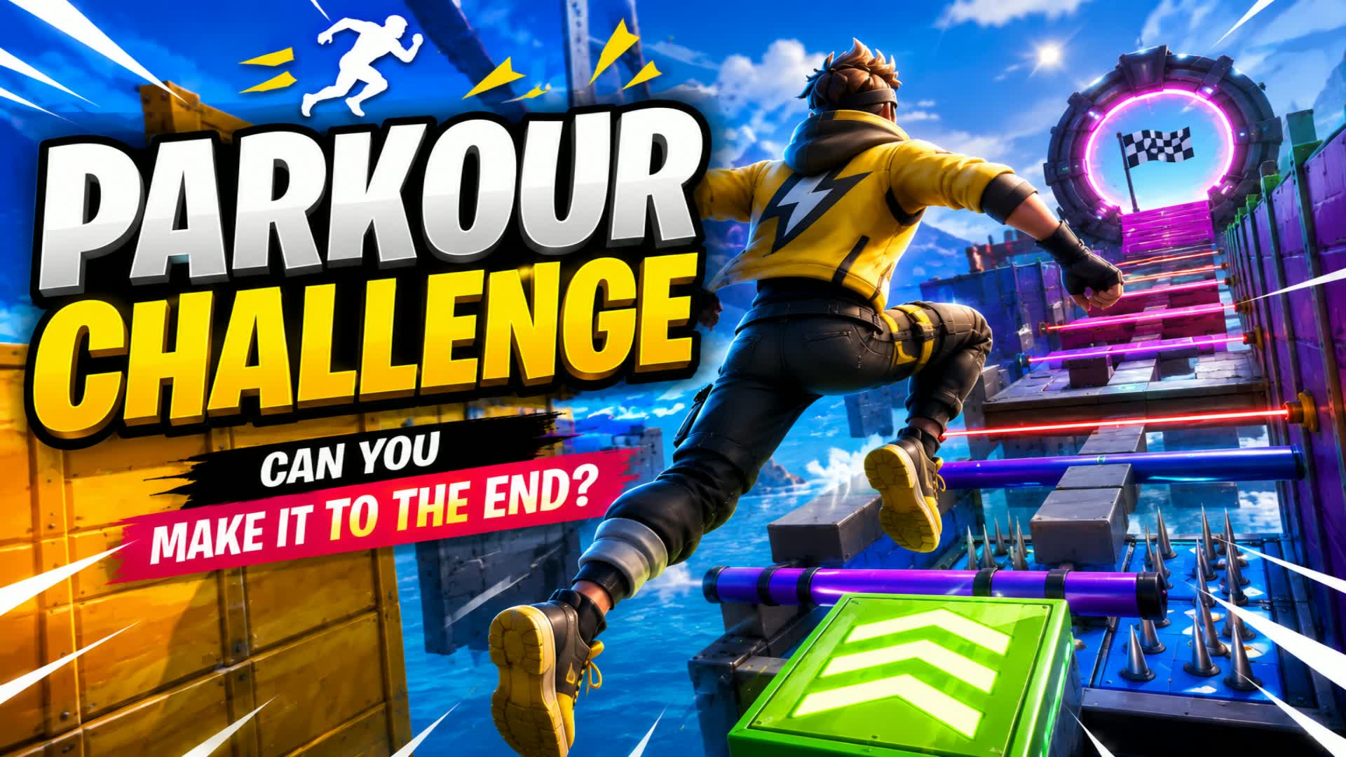 the impossible parkour — Fortnite Creative map