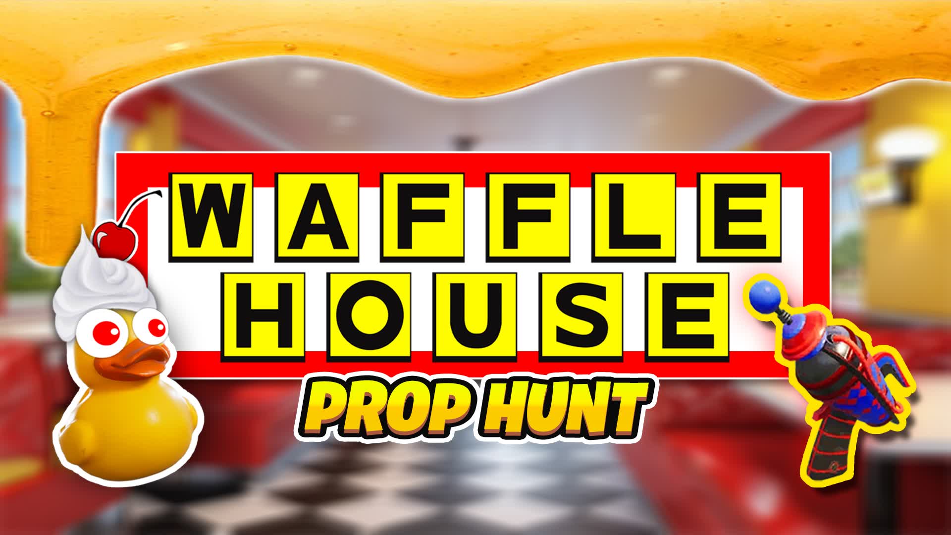 WAFFLE HOUSE PROP HUNT🍽️ — Fortnite Creative map