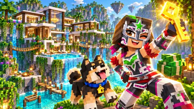 BLOCK LUXURY VILLA — Fortnite Creative map