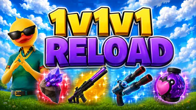 RELOAD 1V1V1 MASTER — Fortnite Creative map cover art