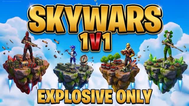 SkyWars 1V1 Explosive — Fortnite Creative map