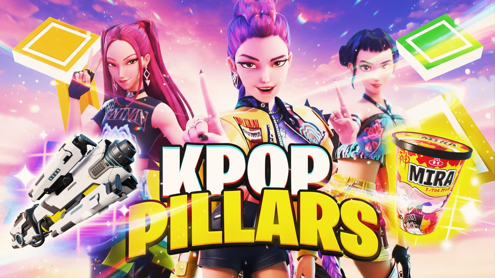 PILLARS KPOP PARTY — Fortnite Creative map