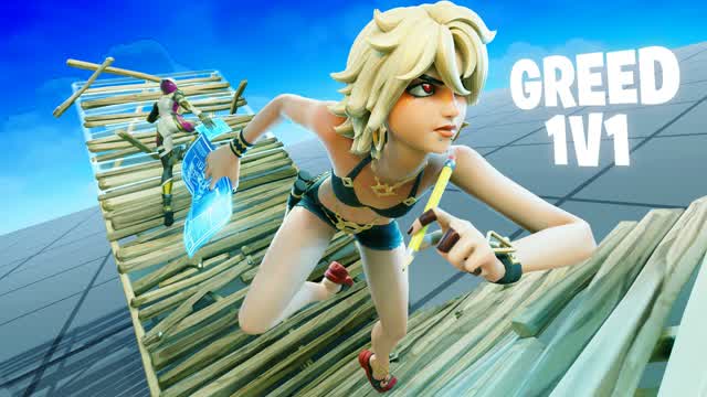 Greed 1v1 Map (200 Pumps) — Fortnite Creative map cover art
