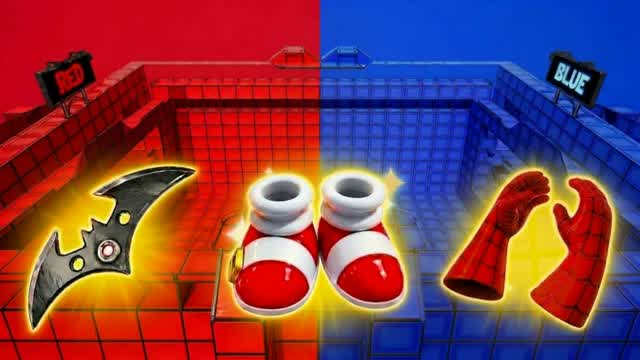 RED VS BLUE RVB SIDE OF VOLKERYIENS🔴🔵 — Fortnite Creative map