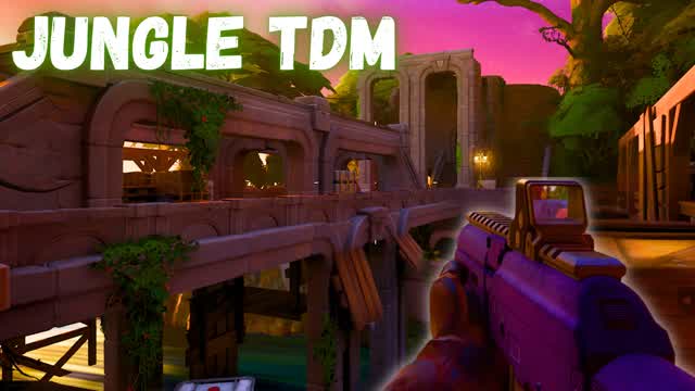 🌴JUNGLE TDM🌴 — Fortnite Creative map cover art