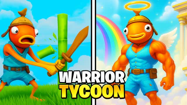 Warriors Tycoon — Fortnite Creative map cover art