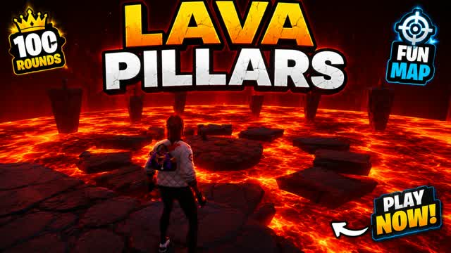LAVA PILLARS — Fortnite Creative map