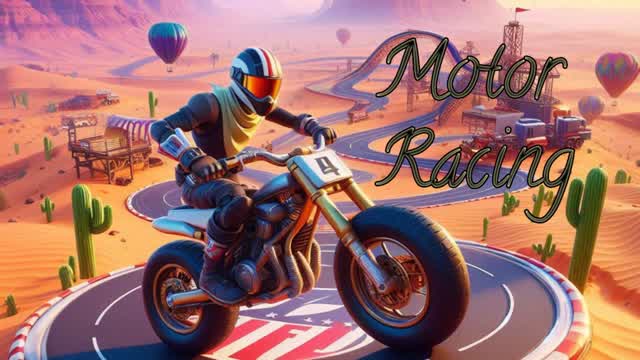Advanced Bike Race in the Grand Canyon — Fortnite Creative map cover art