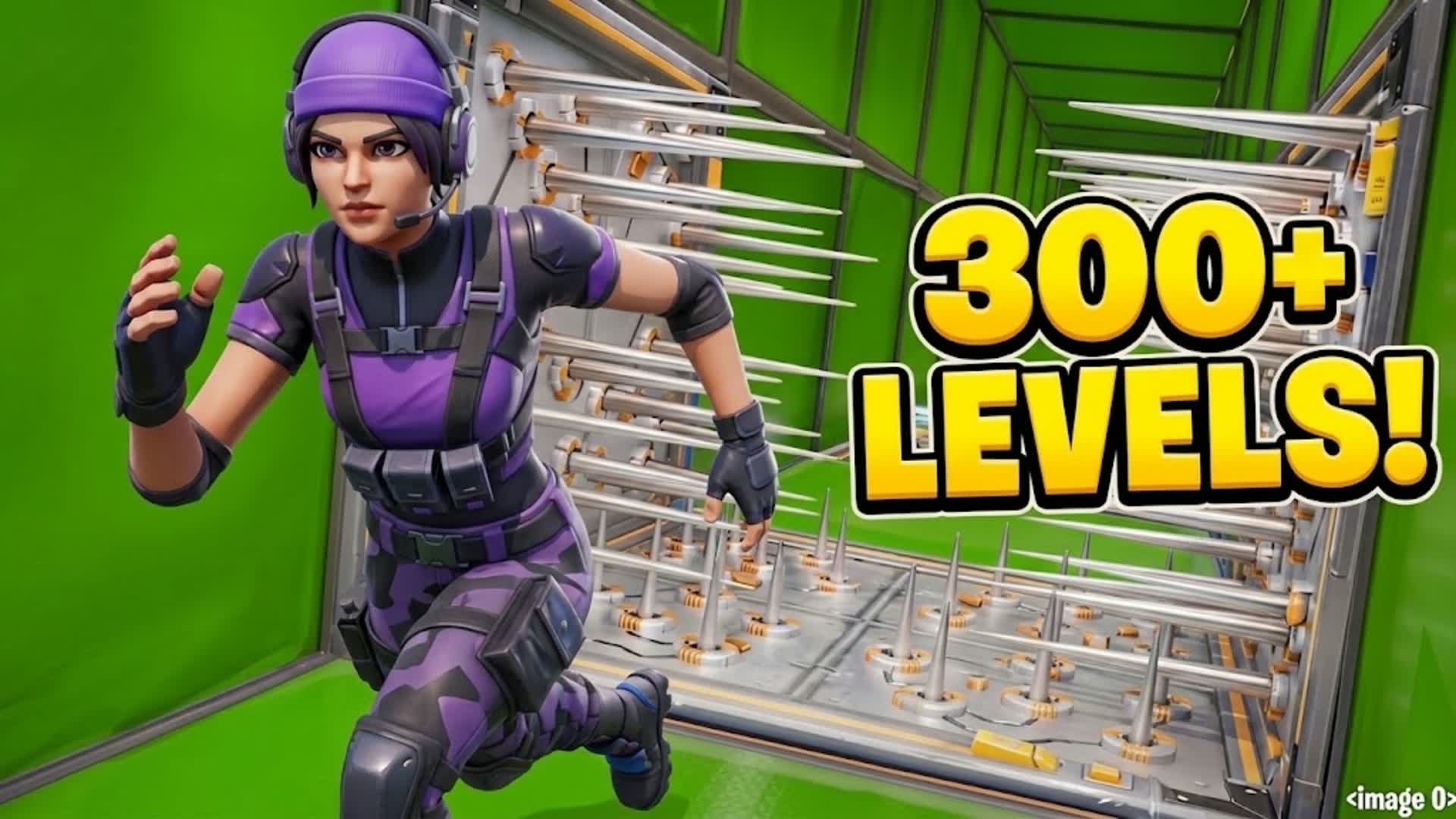 MEGA BOSS PARKOUR 500+🌟 — Fortnite Creative map