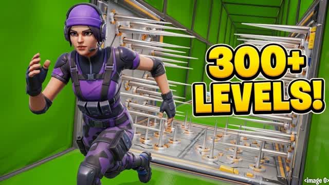 MEGA BOSS PARKOUR 500+🌟 — Fortnite Creative map
