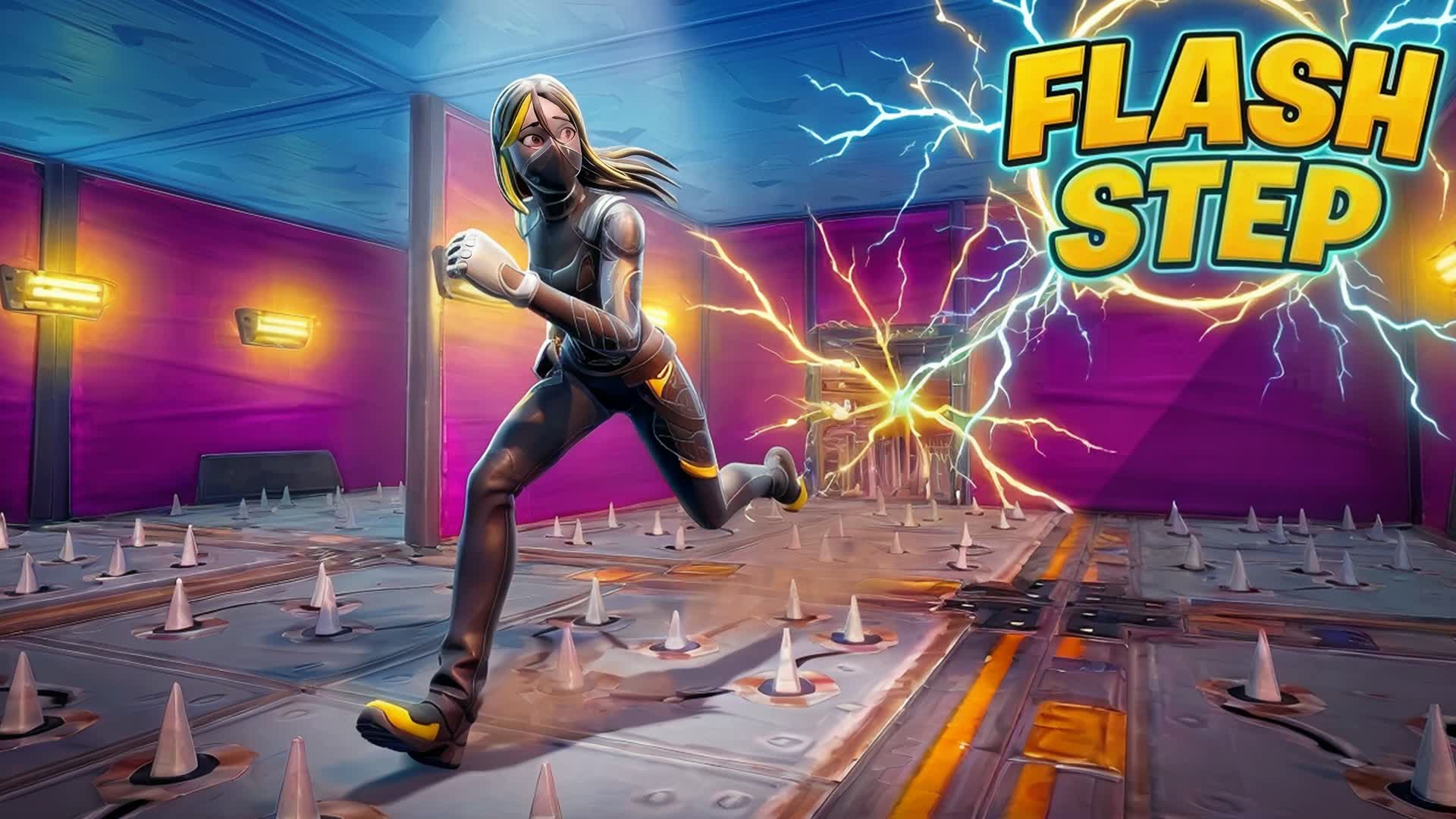 FLASH STEP⚡| SPEED PARKOUR [7070] — Fortnite Creative map