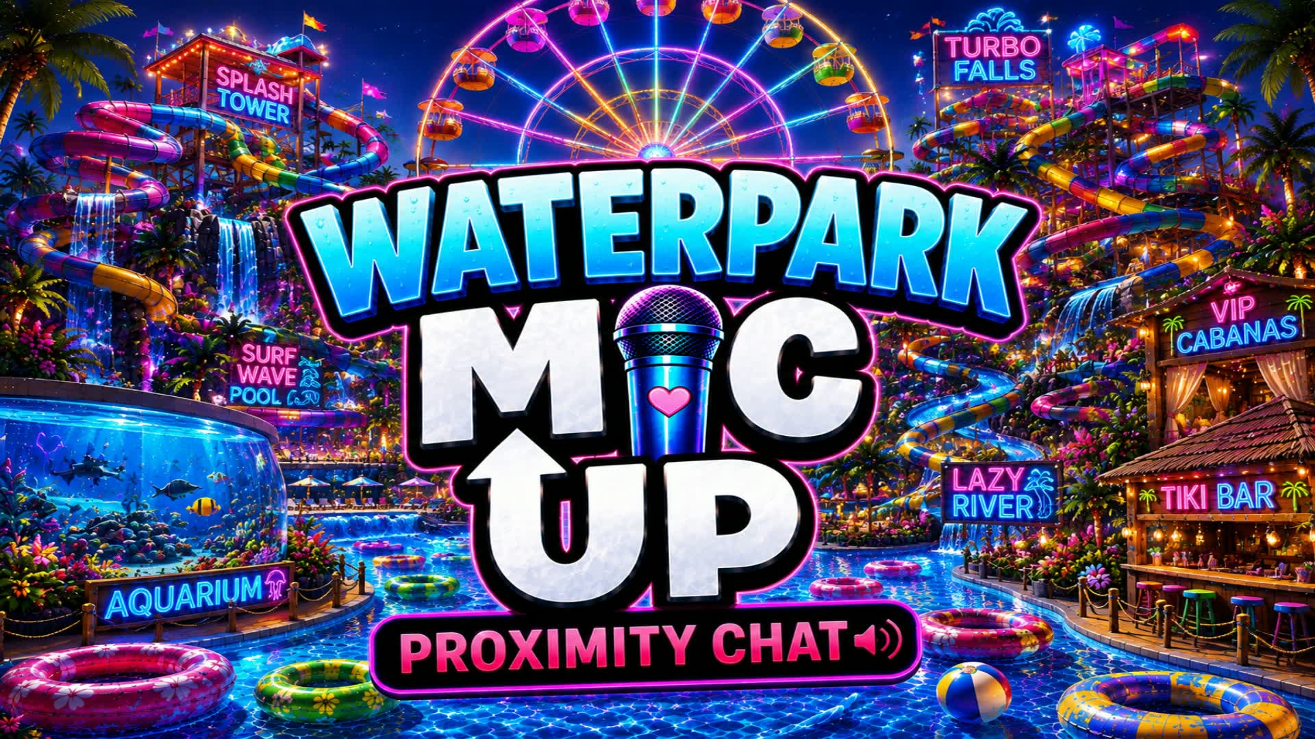 Waterpark Mic Up 🔊 — Fortnite Creative map