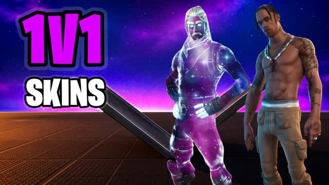 SKINS 1v1 1v1 🎯 — Fortnite Creative map cover art