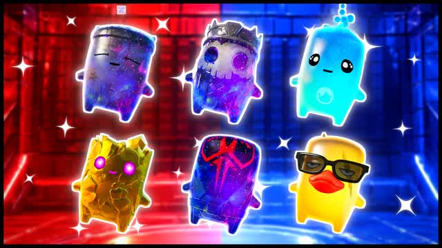 NO SLOWDOWN RED VS BLUE 🔴🔵 — Fortnite Creative map cover art