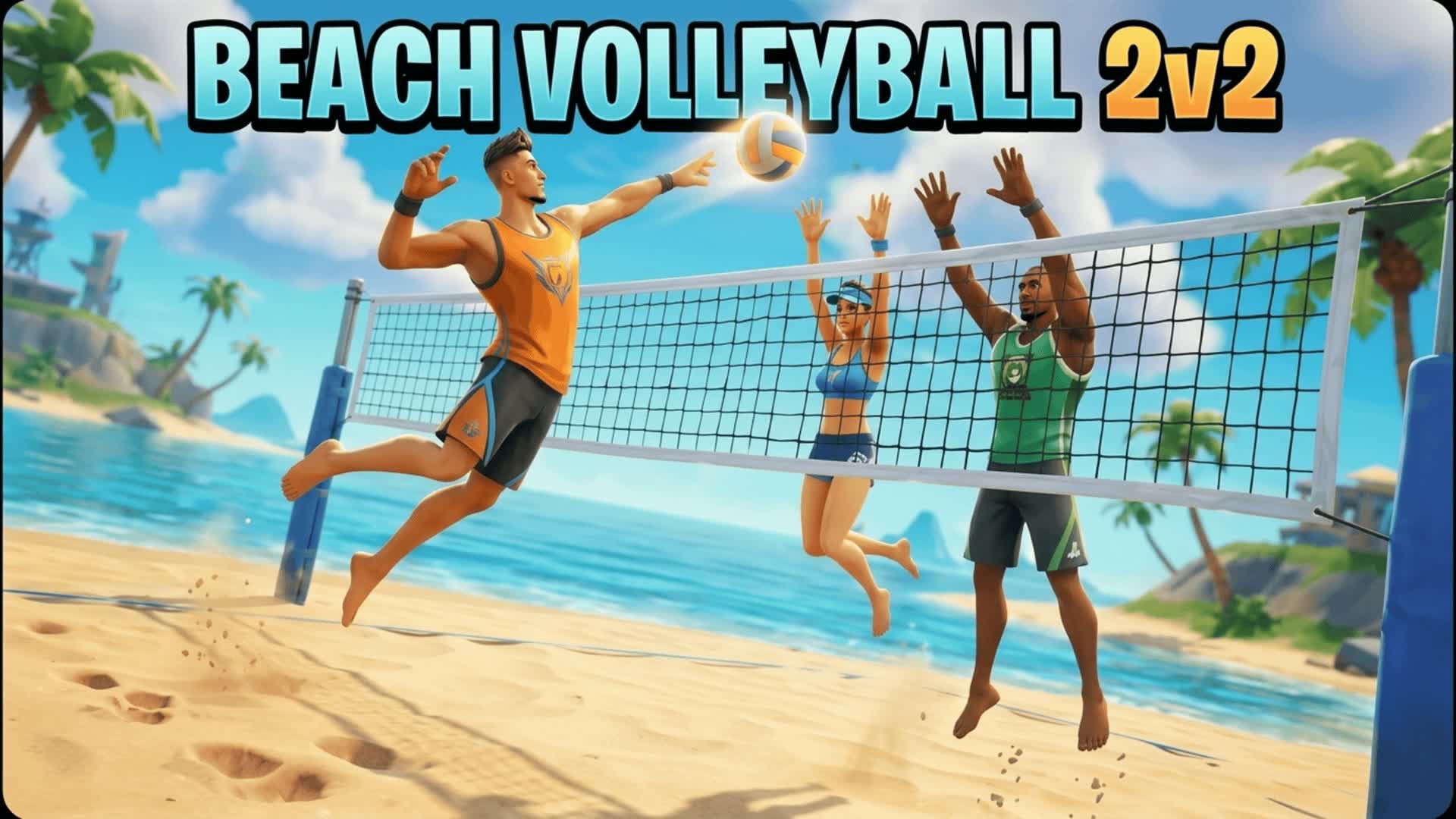 VolleyBall 2V2 — Fortnite Creative map