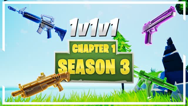 1v1v1 Chapter 1 Season 3 | FFA PvP Arena — Fortnite Creative map