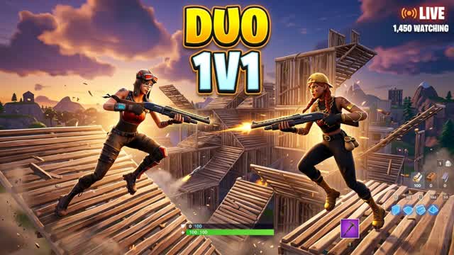 Duo 1v1 — Fortnite Creative map cover art