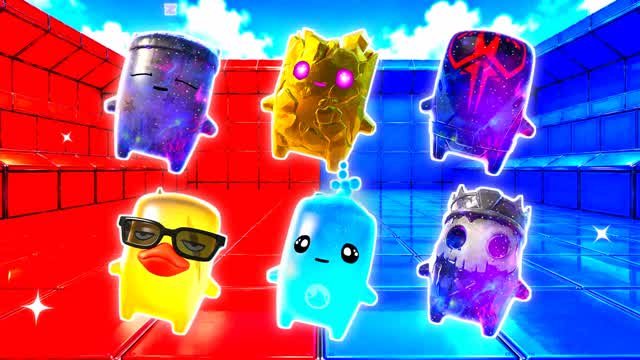 RED VS BLUE OUTPOST GLIDE 🔴🔵 — Fortnite Creative map