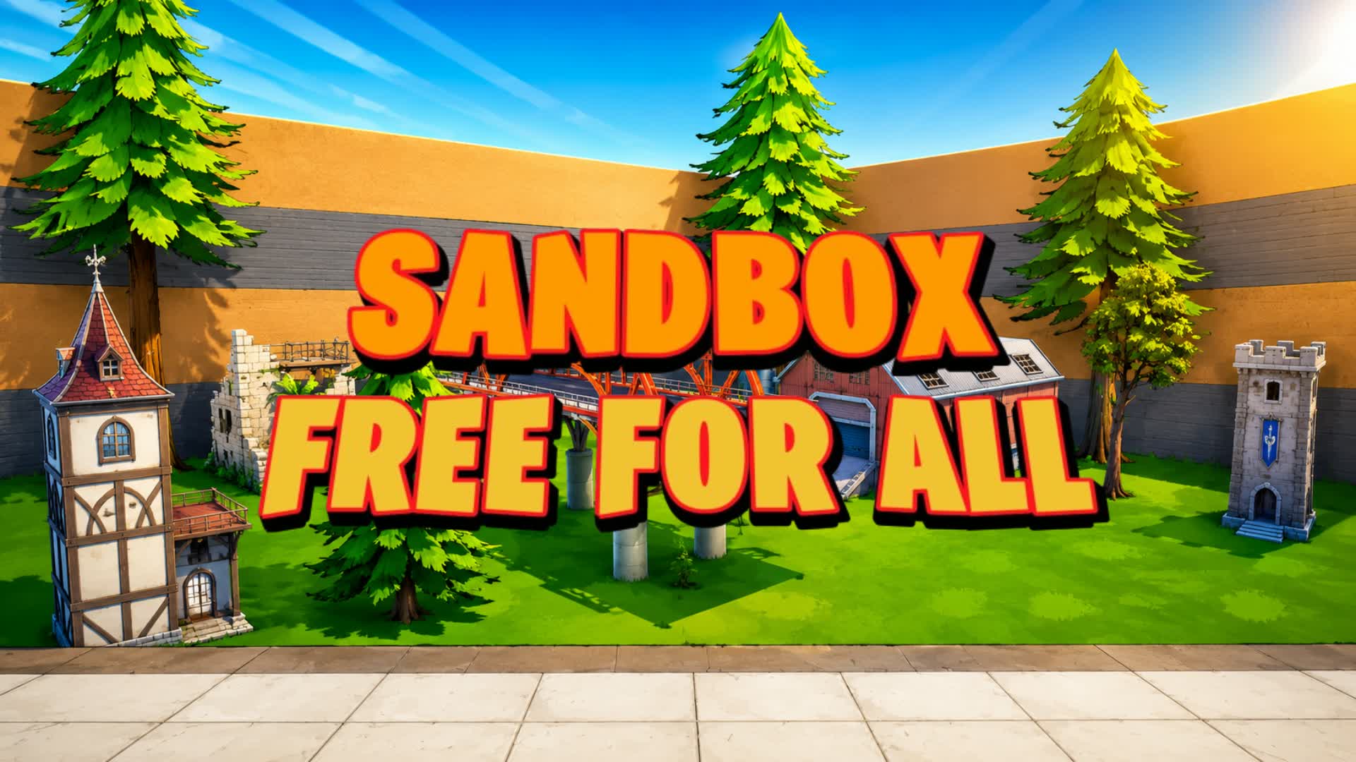 Tittle : Sandbox Free for All — Fortnite Creative map
