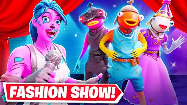 Fashion show — Fortnite Creative map cover art
