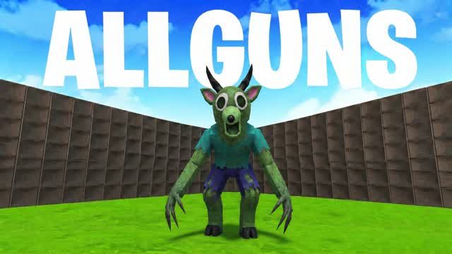 FUNNY ALLGUNS MONSTER — Fortnite Creative map cover art