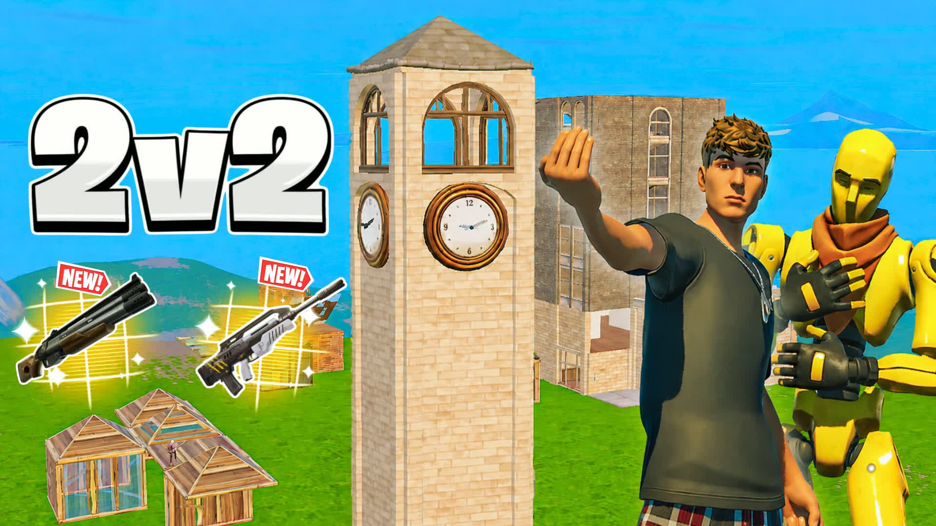 2V2 THE LAST STORM 🌀 - 3DH سكرمز — Fortnite Creative map
