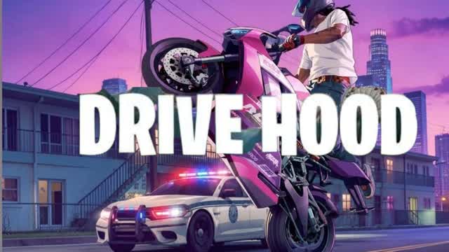 GRAND DRIVE HOOD LEVEL — Fortnite Creative map cover art