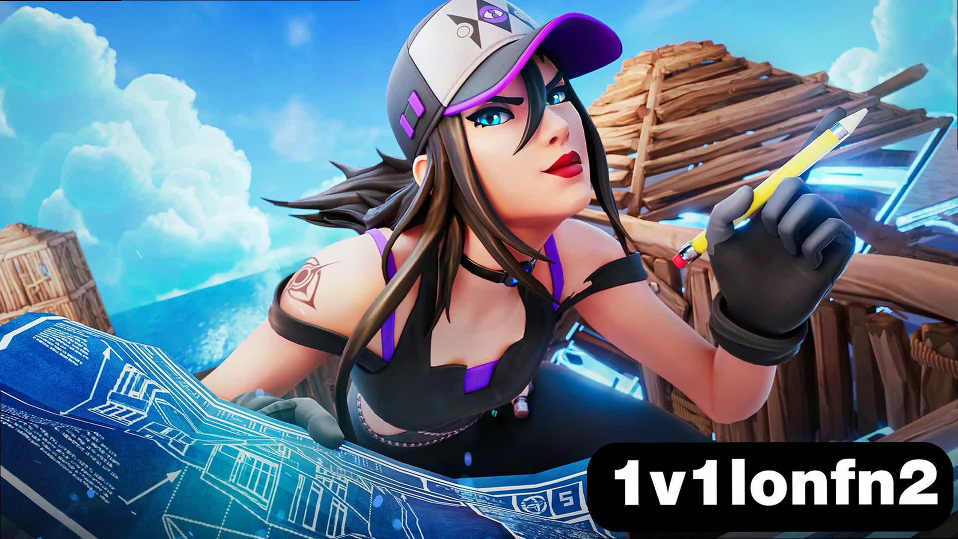 1v1 lonfn2 — Fortnite Creative map