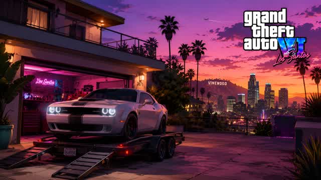 GRAND THEFT AUTO VI GTA6🌴MEGA POLICE — Fortnite Creative map cover art
