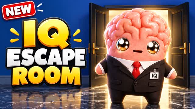 BRAIN BOSS🧠IQ ESCAPE ROOM — Fortnite Creative map