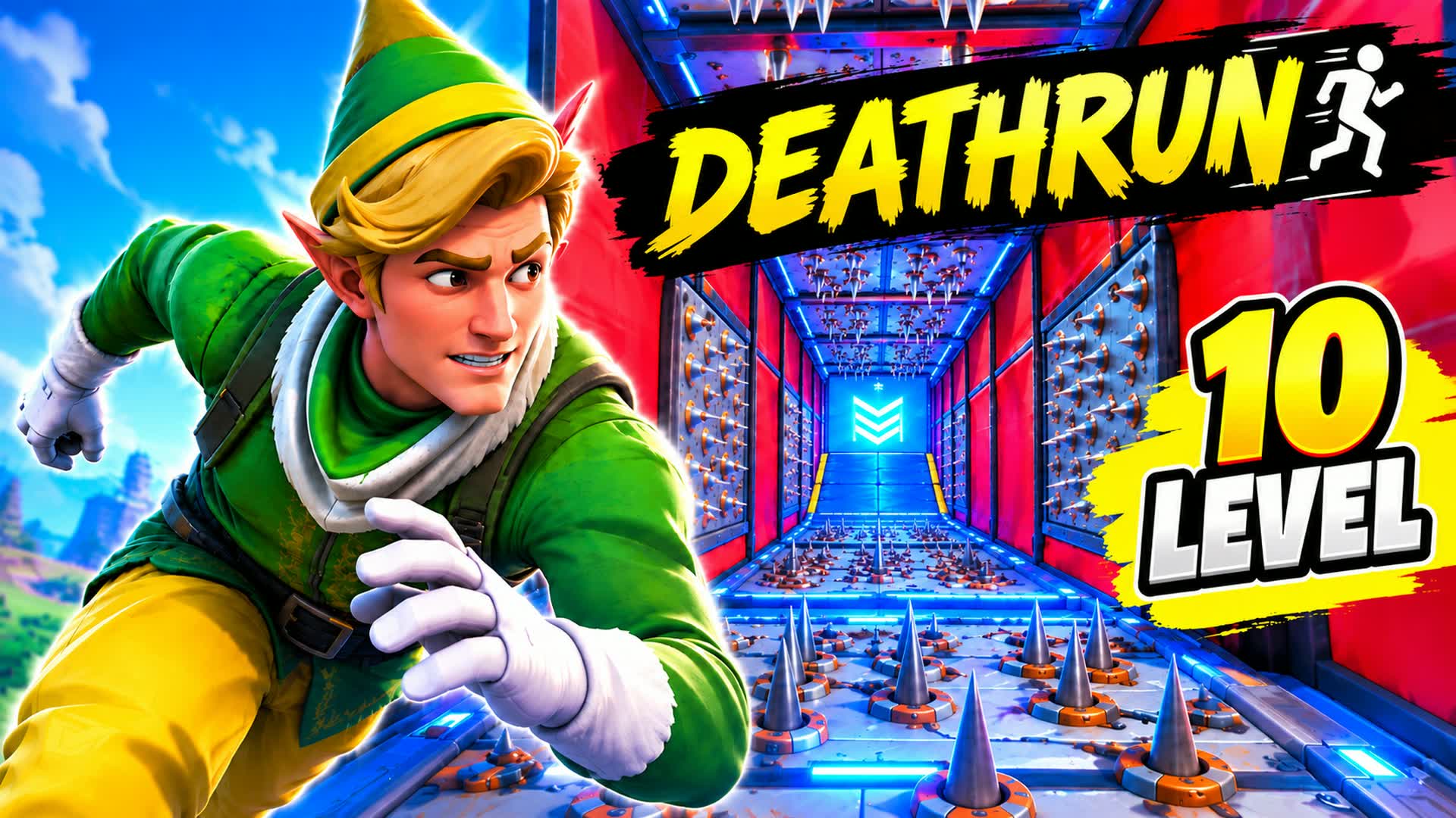OG Deathrun 10 Level Elaborate — Fortnite Creative map