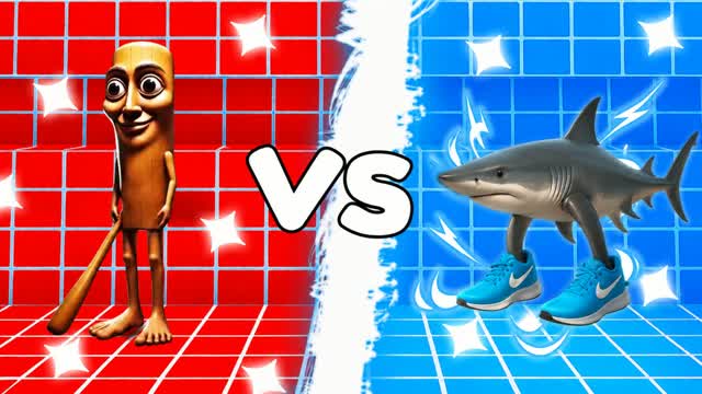 BRAINROT RED VS BLUE — Fortnite Creative map