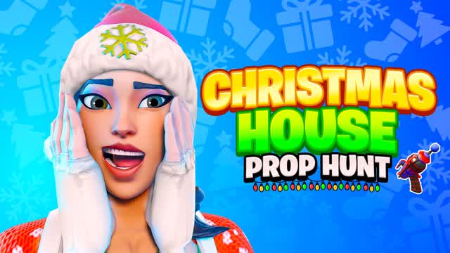 CHRISTMAS HOUSE PROP HUNT🎄HIDE AND SEEK — Fortnite Creative map