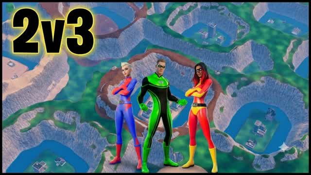 Super Scrum -2v3 — Fortnite Creative map cover art